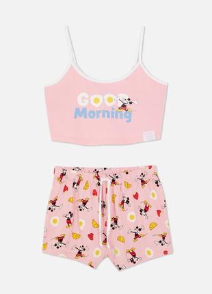 Пижама «disney» - комплект: майка-топ и шорты.
