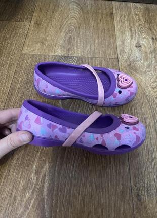 Сандали босоножки балетки кроксы crocs c9, 26