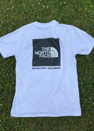Футболка tnf box logo  | футболка the north face | tnf big logo