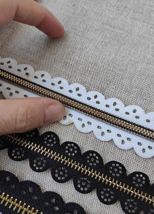 Блискавка/молния металічна ажурна,декоративна, лот 10 шт 8