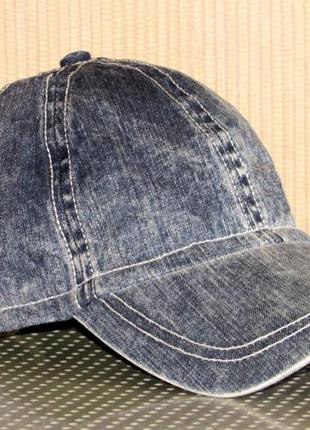 Замечательная кепка, джинс, 54-56 см2 фото