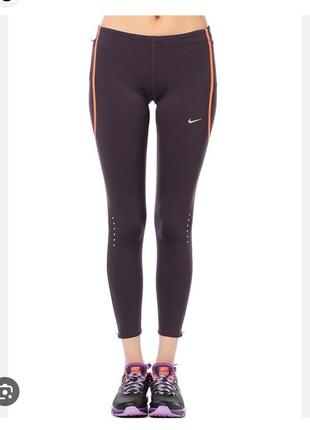 Лосіни nike tech women`s running tights pants tight fit purple