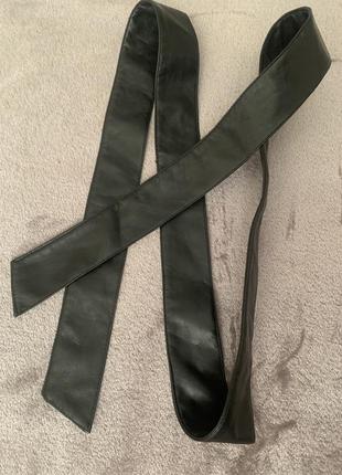 Пояс натуральна шкіра колір чорний