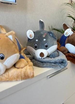 Іграшка-плед-подушка