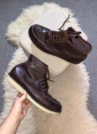 Ben sherman натуральные оригинальные ботинки сапоги мужские кожаные кожа