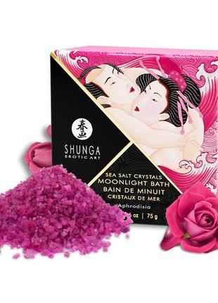Соль для ванны shunga moonlight bath aphrodisia (75 мл)1 фото