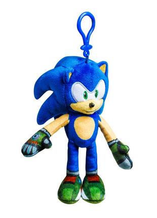 М'яка іграшка на кліпсі sonic prime – сонік (15 cm)