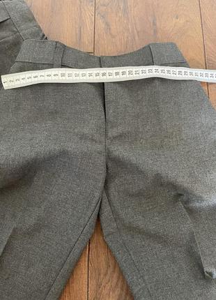 Класичні штани для хлопчика mark and spencer/ сірі брюки/9 фото
