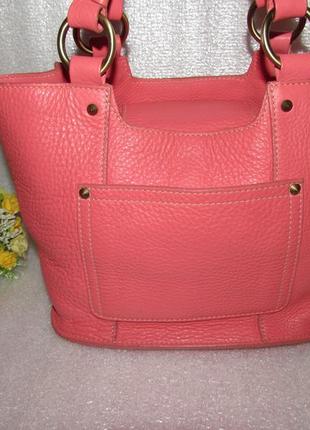 Розовая сумка 100% натуральная мясистая кожа ~ toco~