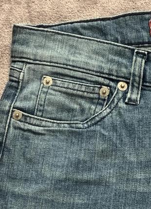 Джинсовые шорты levis, летние, лёгкие унисекс  цвет - синий размер 274 фото