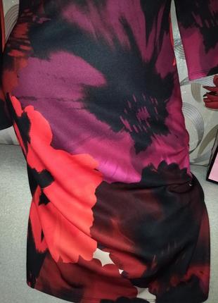 Актуальное платье красивой расцветки 46р от бренда  phase eight3 фото