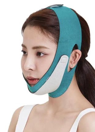 Бандаж для обличчя face lift | маска-бандаж для корекції овалу обличчя | підтяжка для другого підборіддя1 фото