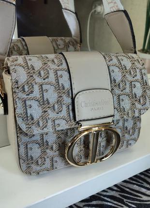 Сумка жіноча christian dior 30 montaigne bag grey textile
світло бежевого кольору