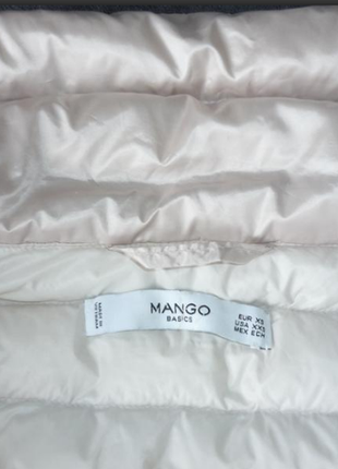 Mango легенька натуральна пухова довга куртка натуральний демісезонний пуховик8 фото