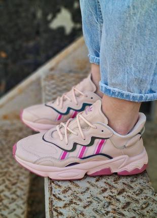 Кросівки adidas ozweego pink