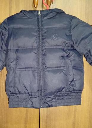 Куртка пуховик united colors of benetton 3-4 года 100 см