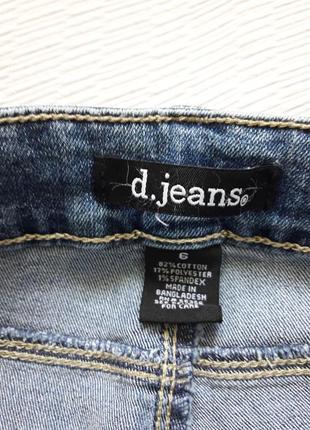 Классные стрейчевые шорты бермуды высокая посадка d.jeans8 фото