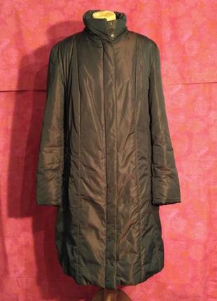 Пальто женское стеганое темно-бронзовое. fuchs schmitt