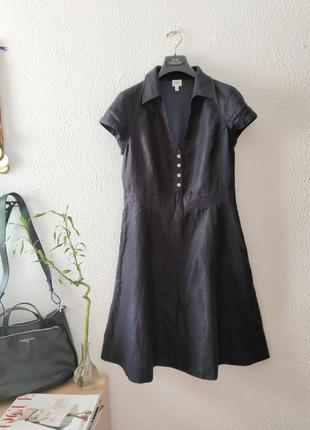 Льняное платье armani collezioni