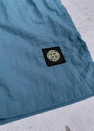 Мужские шорты stone island blue4 фото