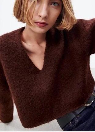 Укороченый свитер кроптоп от zara