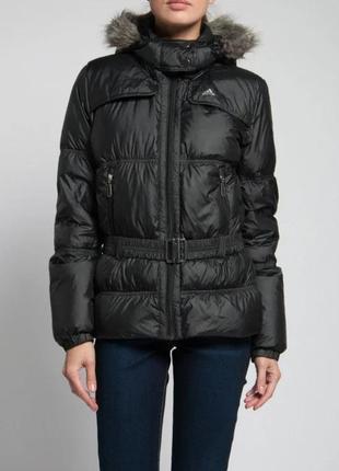 Куртка пуховик adidas light down long jacket 44,46