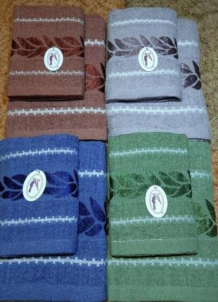 Набори рушників лицьове банні коттон