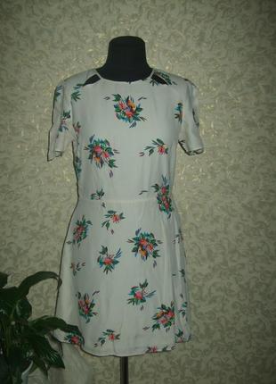 Стильное платье с цветочным принтом topshop4 фото