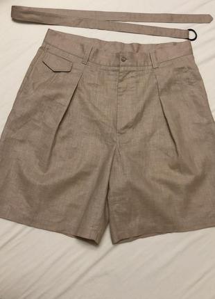 Шорти, бермуди emporio armani acqua , натуральний льон