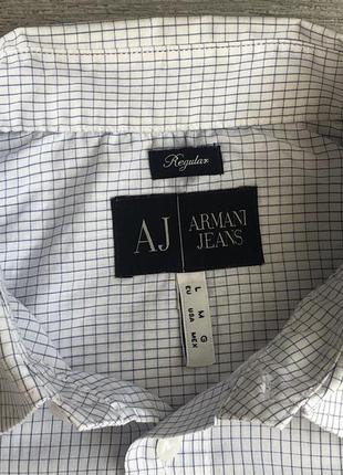 Сорочка\рубашка armani jeans regular fit check shirt3 фото