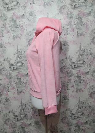 Жіночий велюровий спортивний костюм худі штани рожевий оксамитовий домашній костюм 423 фото