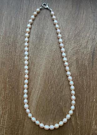 Намисто з перлин натурального жемчугу