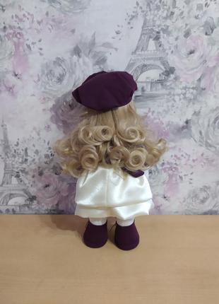 Интерьерная кукла француженка подарок для девушки 37см 000662 фото