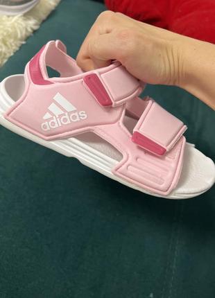 Босоножки adidas sandale altaswim c gv7801 cleear pink/cloud white/rose tone2 фото
