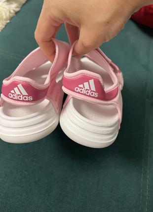 Босоножки adidas sandale altaswim c gv7801 cleear pink/cloud white/rose tone3 фото