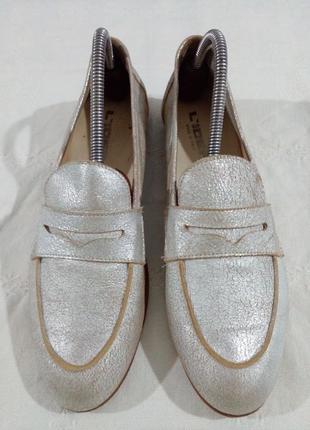 Шкіряні літні туфлі 41