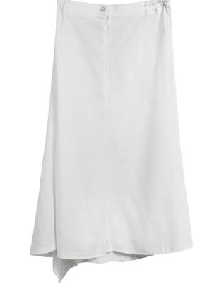 Нарядная белая юбка с подъюбником3 фото