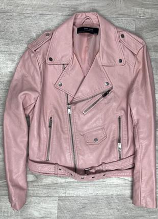 Zara basic куртка косуха м размер женская короткая оригинал2 фото