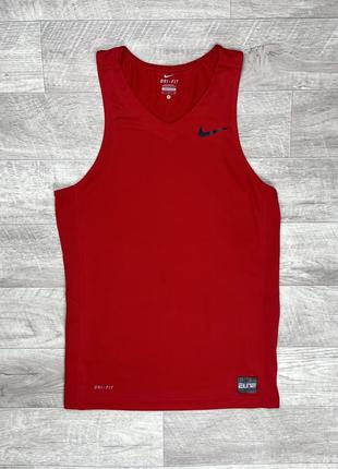Nike dri-fit майка s размер спортивная красная оригинал