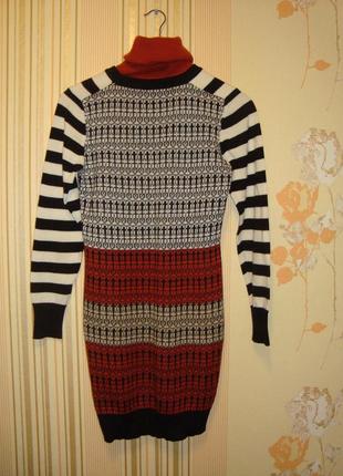 Шикарный свитер платье полушерсть4 фото
