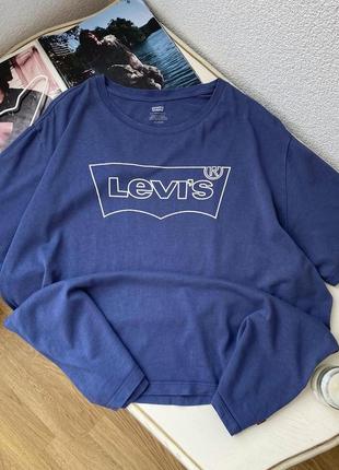 💙классная оверсайз футболка levi’s, оригинал!4 фото