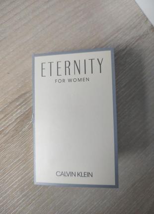 Пробник парфюмированной воды enternity for women calvin klein