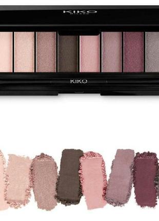 Палитра теней для век kiko milano smart eyeshadow palette