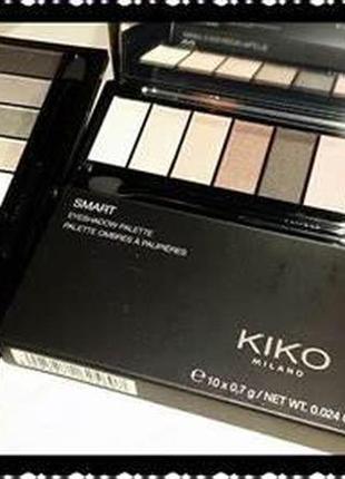 Палітра тіней для повік kiko milano smart eyeshadow palette3 фото