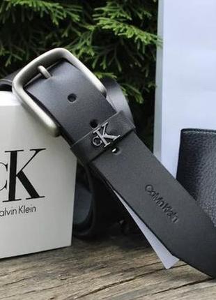 Ремінь пояс чоловічий шкіряний в стилі calvin klein / ремень пояс мужской кожаный1 фото