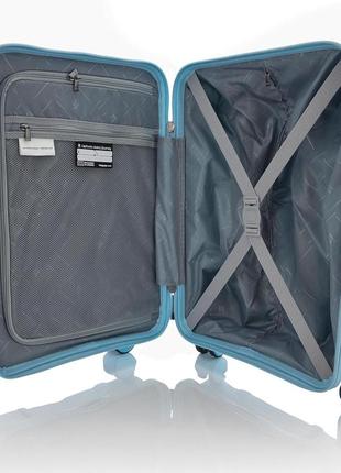 Дорожня маленька валіза ручна поклажа it 15-2881-08 блакитна з відділенням для ноутбука4 фото