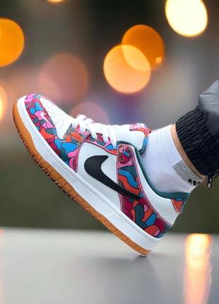 Кроссовки nike sb dunk low parra кроссовки5 фото