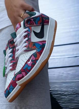 Кроссовки nike sb dunk low parra кроссовки9 фото