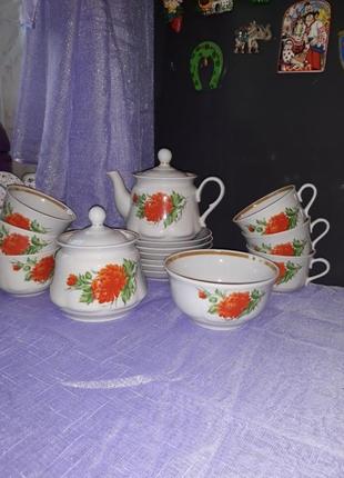 Фарфорові сервізи,чашки,тарілки,столовий посуд,фарфорові тарілки,чашки2 фото