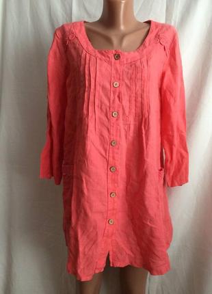 Блуза льон і віскоза